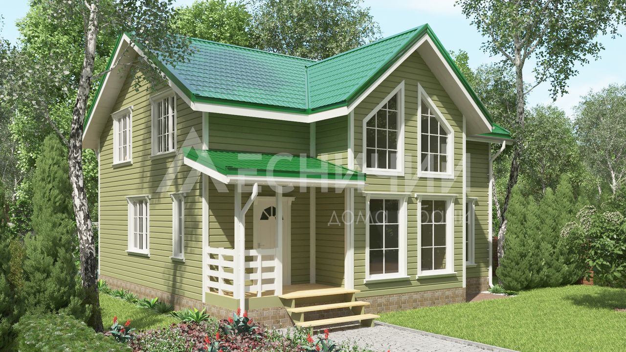 дом каркасныйА-50-123