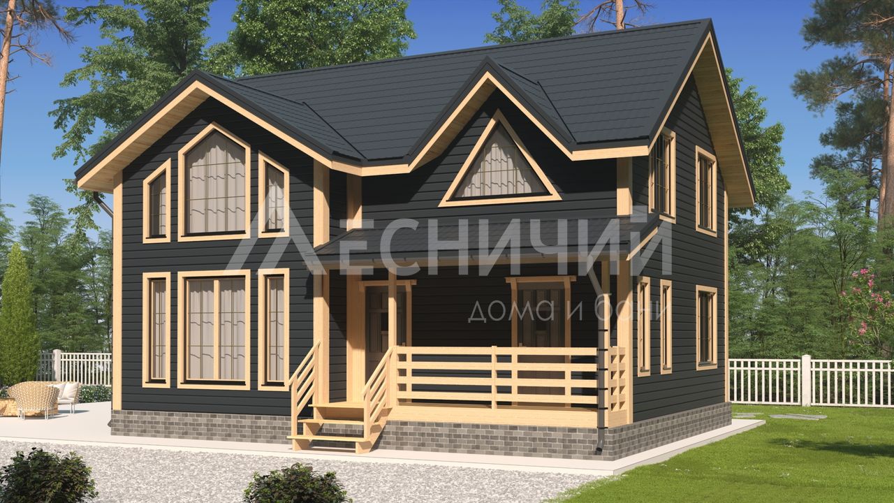 дом каркасныйА-50-124