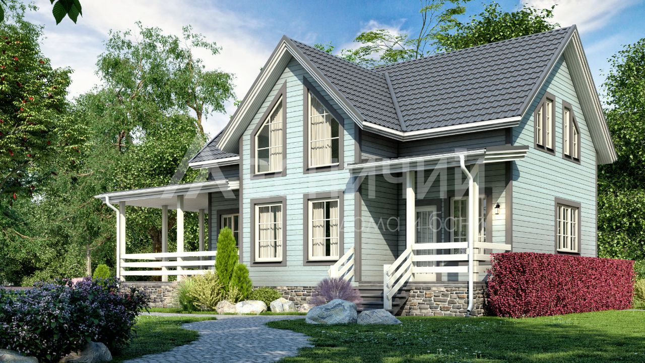дом каркасныйА-50-145