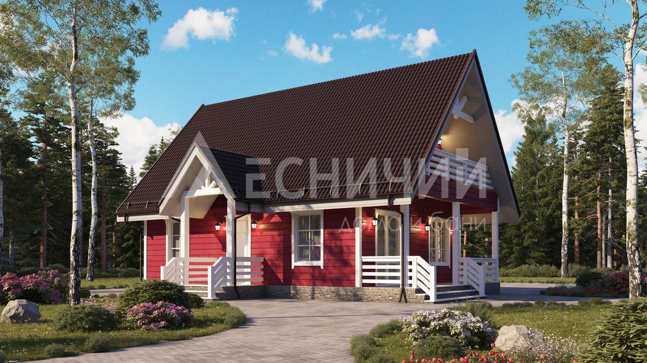 дом каркасныйА-50-50