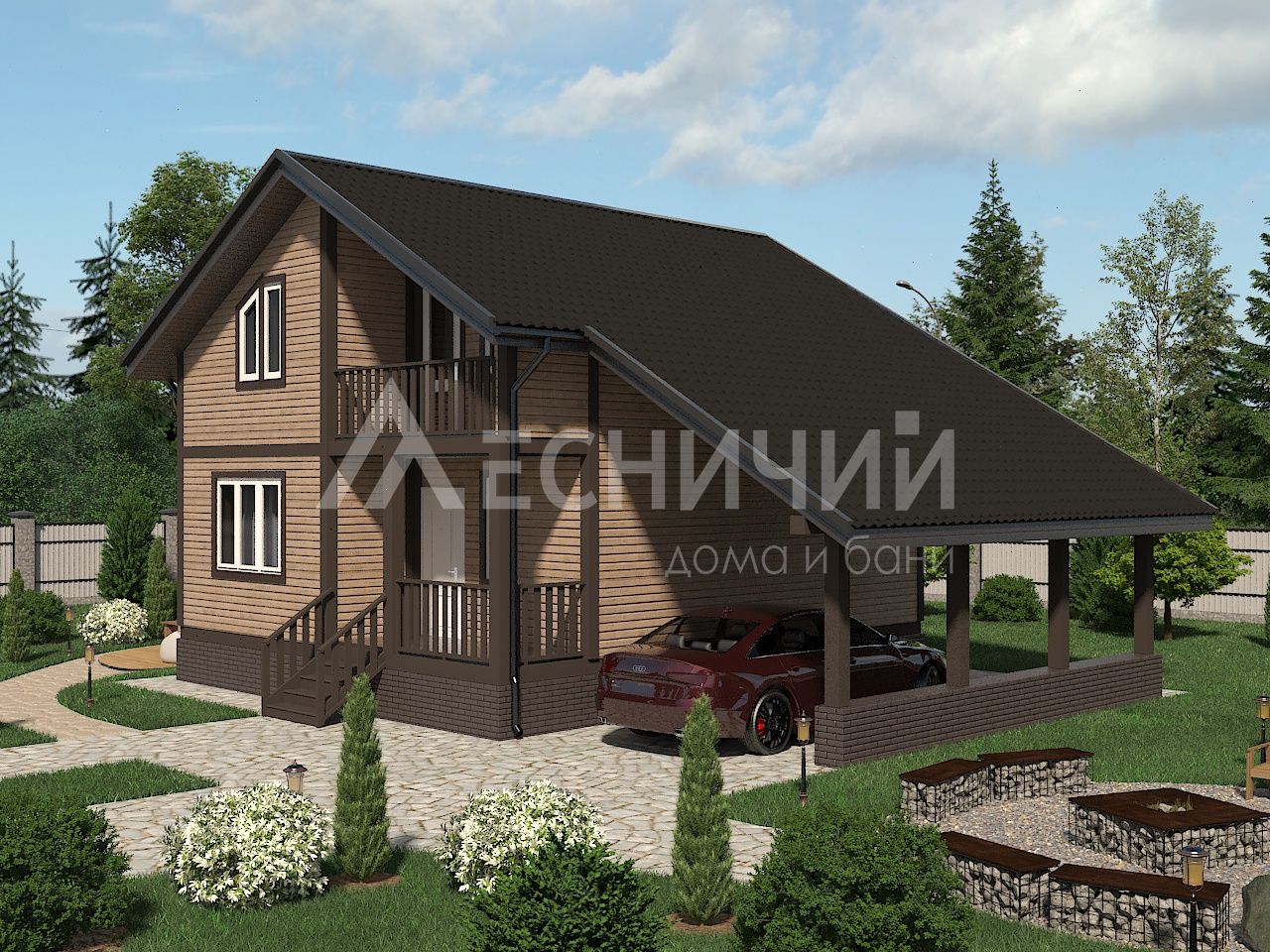 дом каркасныйА-50-58