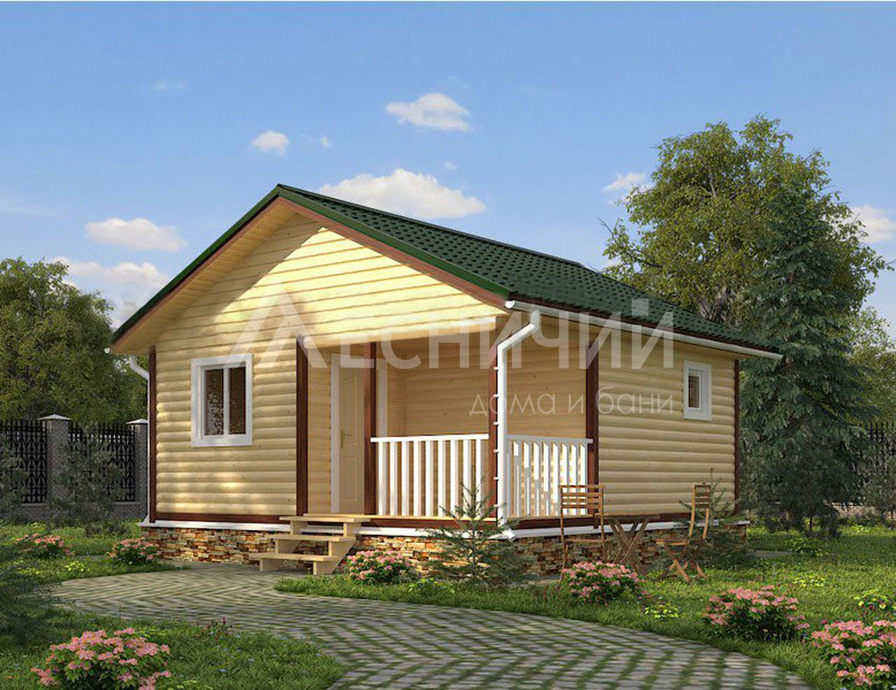баня каркасныйB-61-21