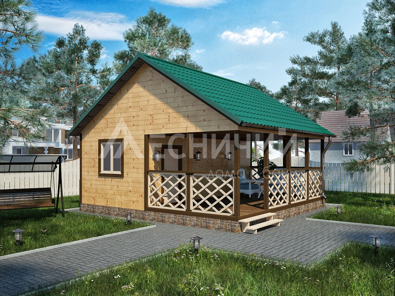 баня каркасныйB-61-91
